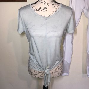 ✨5/$25 wasabi + mint tie short sleeve tee